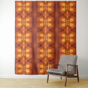 Feuer Feder Traumfänger 3 Tapisserie Wandteppich