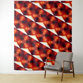 Feuer Feder Traumfänger Rot 9 Tapisserie Wandteppich