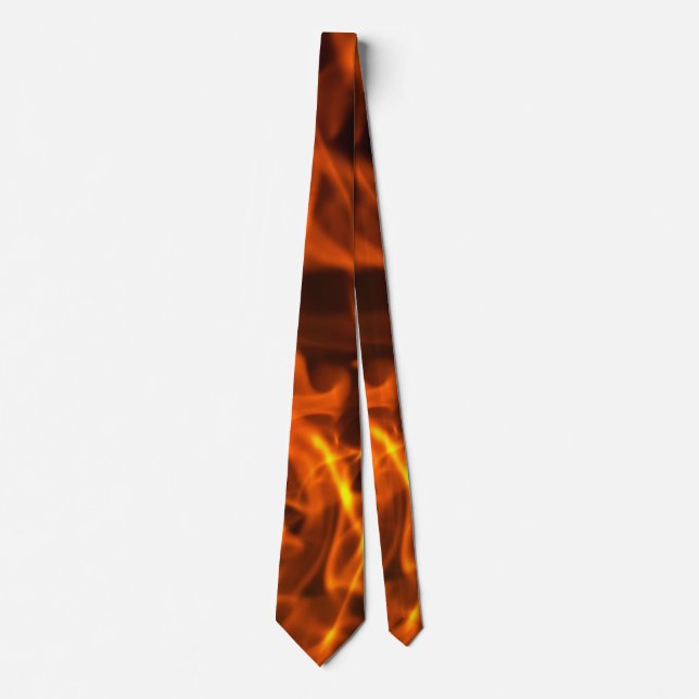 Feuer Flamme Neck Tie Krawatte (Vorderseite)