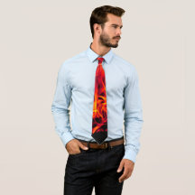 Feuer Flamme Neck Tie