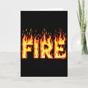Feuer Flamme Shirt Erwachsene Kinder Männer Frauen Karte