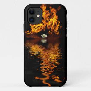 Feuer Flammen Brennende Hot-Rose Telefonfälle title_seo2