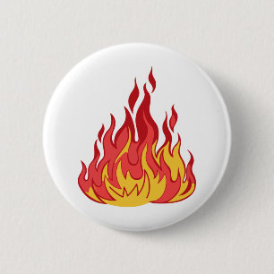 Feuer-Flammen Button