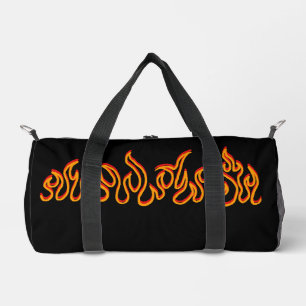 Feuer Flammen Glut Kontur Duffle Bag