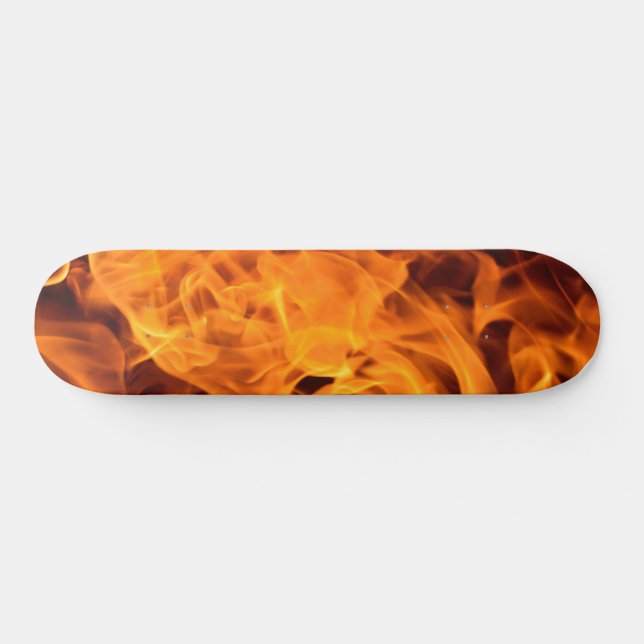 Feuer! Flammen Skate Decke Skateboard oder Wall Ar (Horizontal)