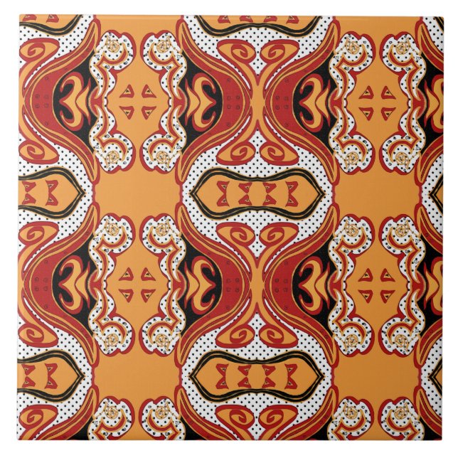 Feuer Fliese (Vorderseite)