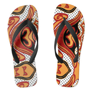 Feuer Flip Flops