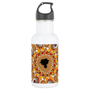 Feuer-Fraktal Trinkflasche