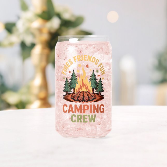 Feuer Freunde Spaß Camping Dosenglas (Insitu (Hochzeit))