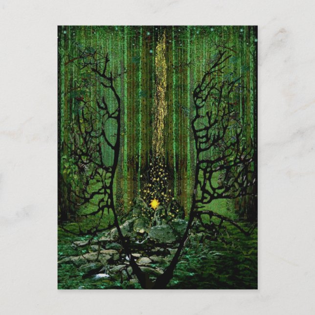 Feuer: Gebet für die Wälder Postkarte (Vorderseite)