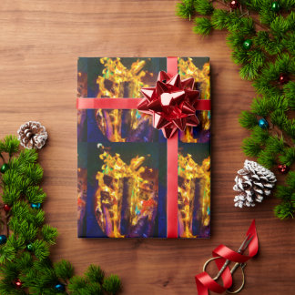 Feuer Geschenkpapier