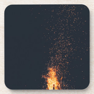 Feuer Getränkeuntersetzer