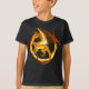 Feuer Gold Flamme Dragon Magische Fantasie T-Shirt (Vorderseite)