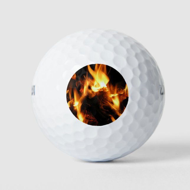 Feuer Golfball (Vorderseite)