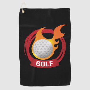 Feuer Golfhandtuch