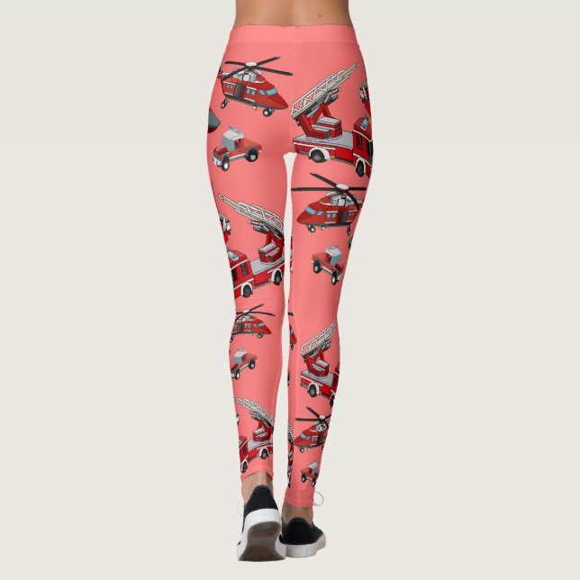 Feuer-Gruppe-Leggings | Baby4Life | niedliches Leggings (Rückseite)