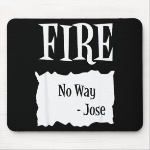 Feuer - Heißes Packet Halloween Taco Kostüm Mousepad