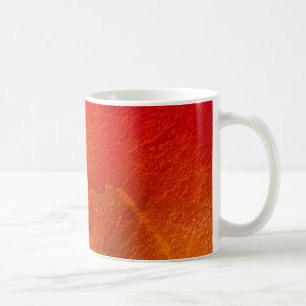 Feuer - Hellorangefarbene, gelbe Abstrakte Kunst Kaffeetasse