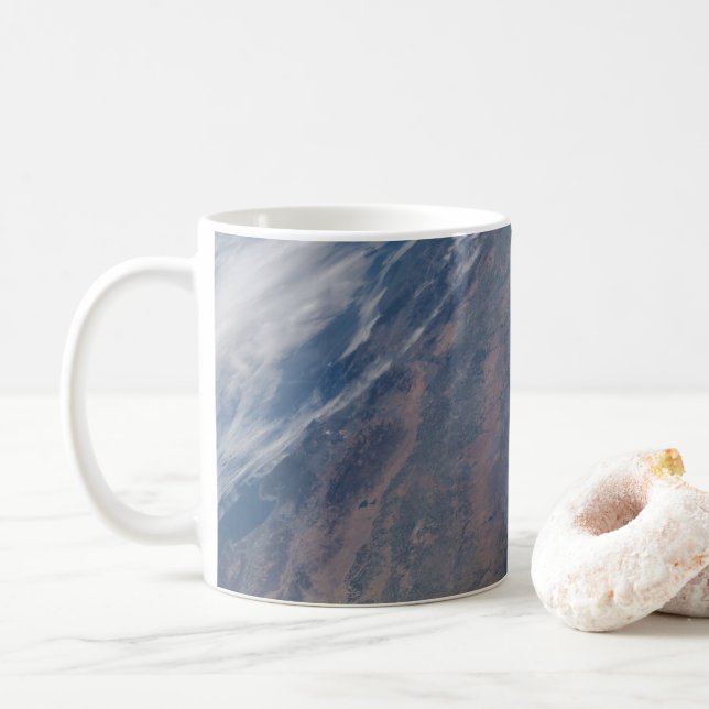 Feuer im Yosemite National Park & Stanislaus Fores Kaffeetasse (Mit Donut)
