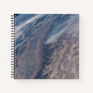 Feuer im Yosemite National Park & Stanislaus Fores Notizbuch