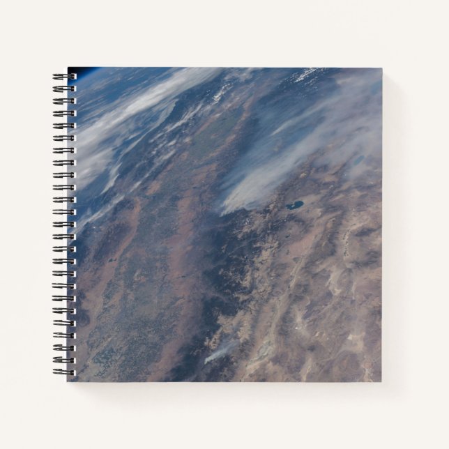 Feuer im Yosemite National Park & Stanislaus Fores Notizbuch (Vorderseite)