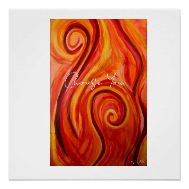 Feuer in dir poster (Vorderseite)