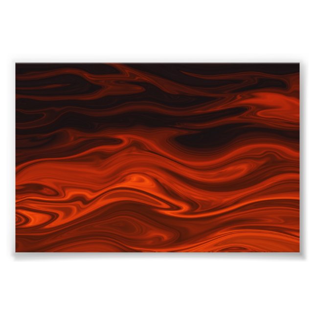 Feuer in flüssiger Form von Shirley Taylor Fotodruck (Vorne)