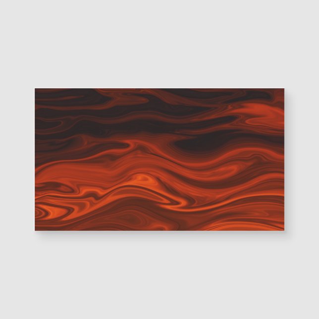 Feuer in flüssiger Form von Shirley Taylor Magnetkarte (Vorderseite)