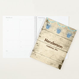 Feuer in Jars auf Holz Planer