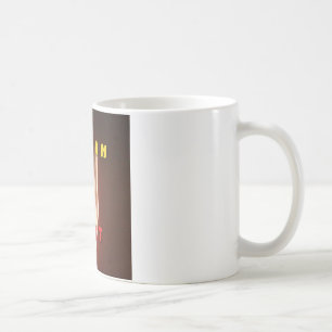 Feuer in meiner Herzkunstschrift Kaffeetasse