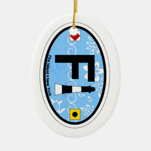 Feuer-Insel Keramikornament
