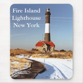 Feuer-Insel-Leuchtturm, New York Mousepad