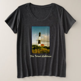 "Feuer ist. Lighthouse @ Sunset 'Ladys' Große Größe T-Shirt