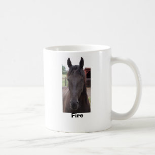 Feuer Kaffeetasse