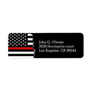 Feuer-Kämpfer-Art-amerikanische Flagge