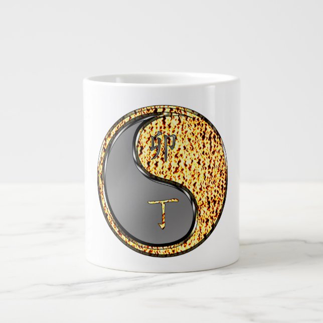 Feuer Kaninchen Jumbo-Tasse (Vorderseite)