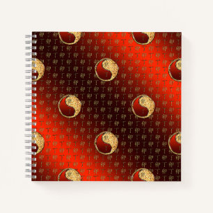 Feuer Kaninchen Notizbuch