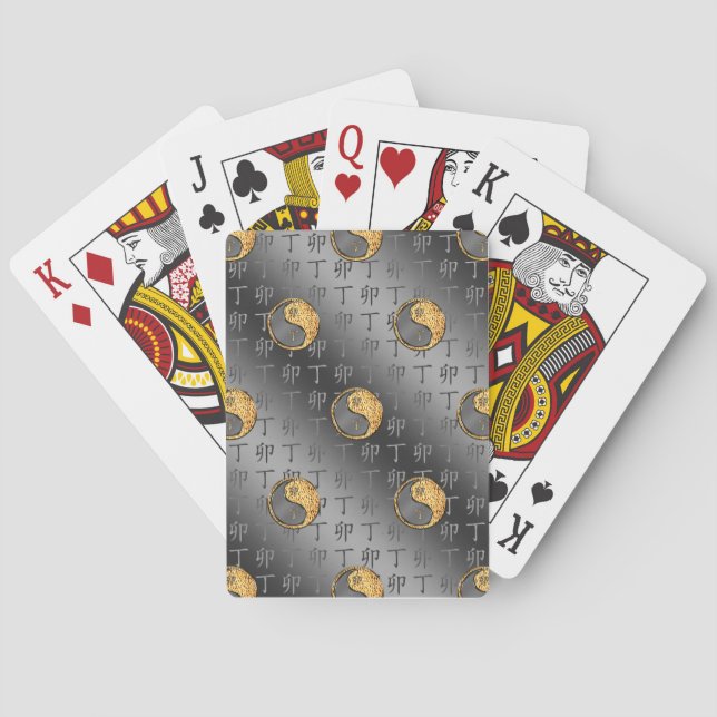 Feuer Kaninchen Spielkarten (Rückseite)