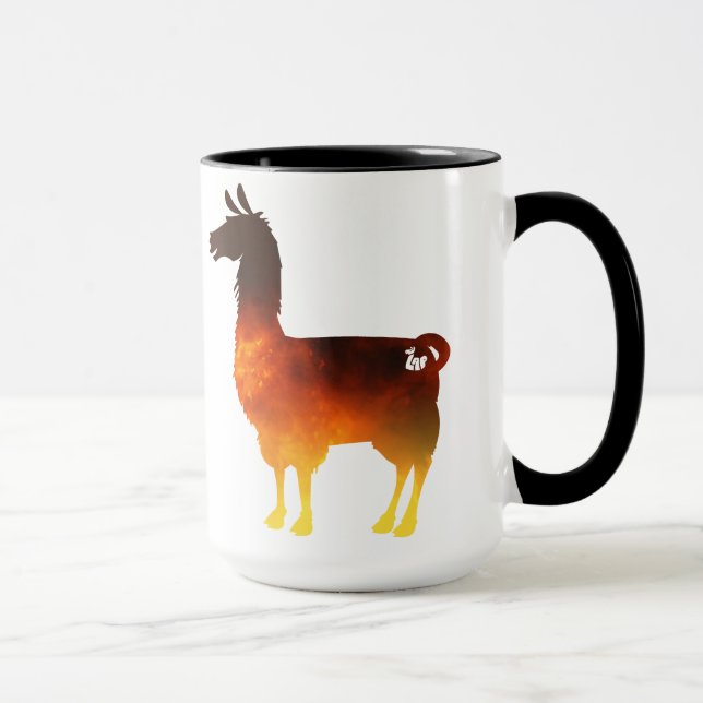 Feuer-Lama-Tasse Tasse (Rechts)