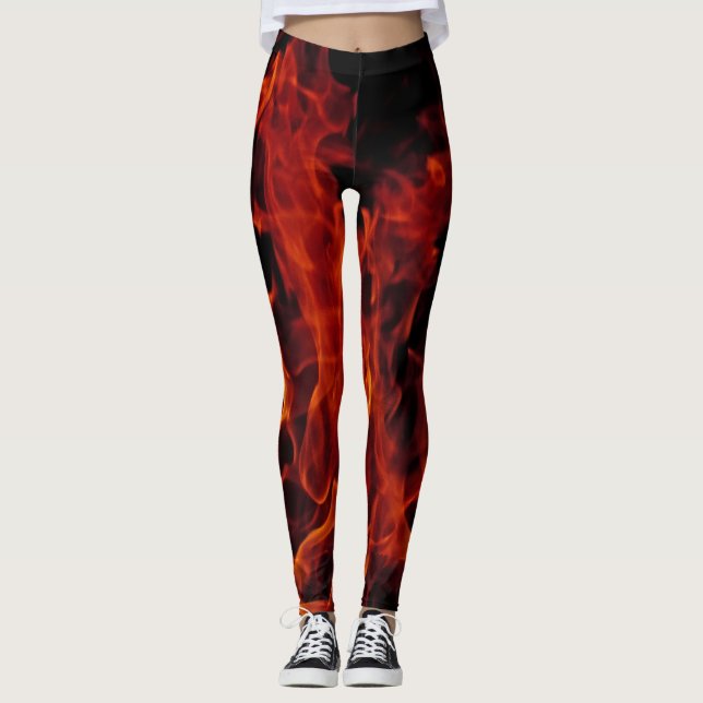 Feuer Leggings (Vorderseite)