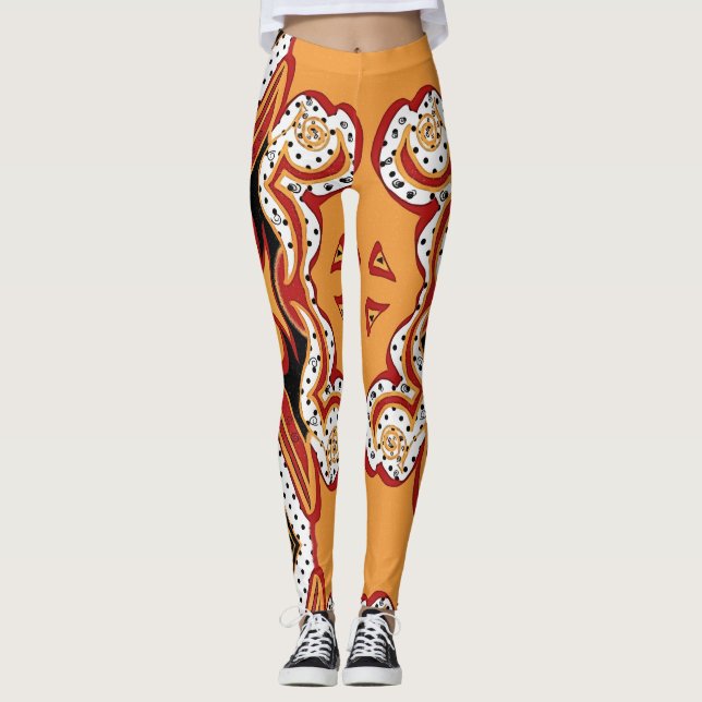 Feuer Leggings (Vorderseite)