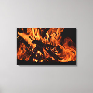 Feuer Leinwanddruck