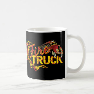 Feuer LKW Tasse