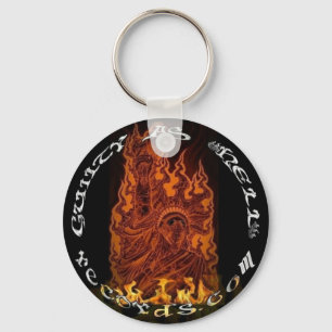 Feuer-Logo Schlüsselanhänger