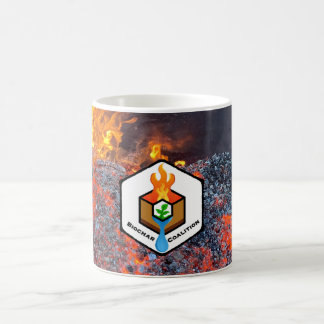 Feuer macht Biochar-Tasse Kaffeetasse