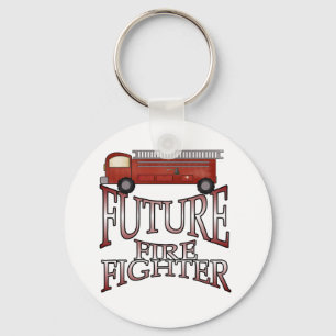 Feuer-Motor-zukünftige Feuerwehrmann-T - Shirts Schlüsselanhänger