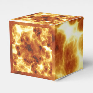 Feuer-Muster-Bevorzugungs-Kasten Geschenkschachtel