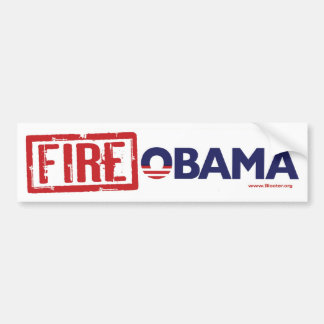 Feuer Obama Autoaufkleber