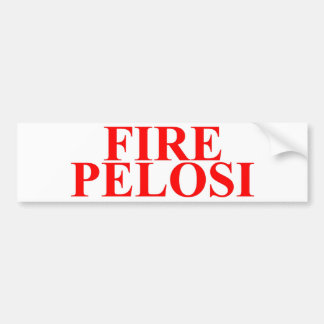 Feuer Pelosi Autoaufkleber