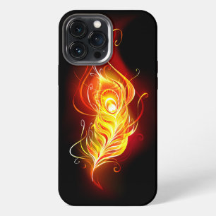Feuer-Pfauenfeder iPhone 13 Pro Max Hülle